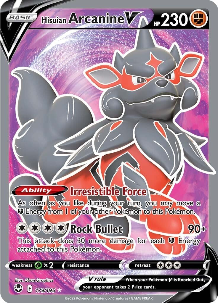 Hisuian Arcanine V (Full Art) [SWSH12 - 179/195] – Hobby Stop TCG