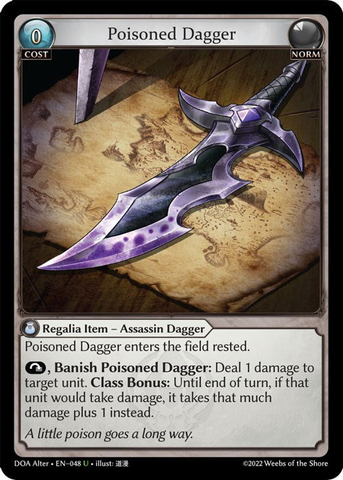 Poisoned Dagger [DOA Alter - 048] – Hobby Stop TCG
