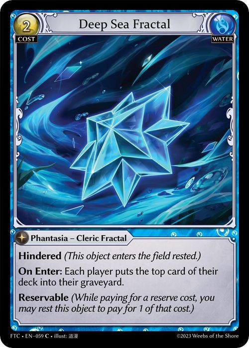 fractal cards mtg Deep Sea Fractal [FTC