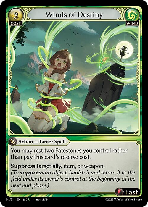 Winds of Destiny [HVN - 182] – Hobby Stop TCG