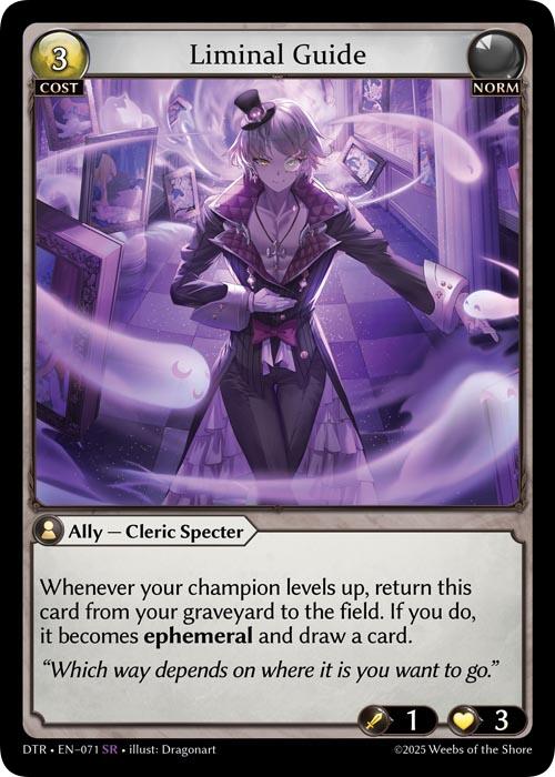 グランドアーカイブ - Liminal Guide *4 Liminal Guide [DTR1E - 071] – Hobby Stop TCG