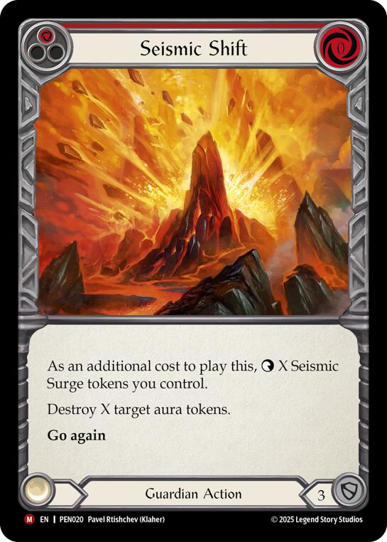 Seismic Shift (Red)