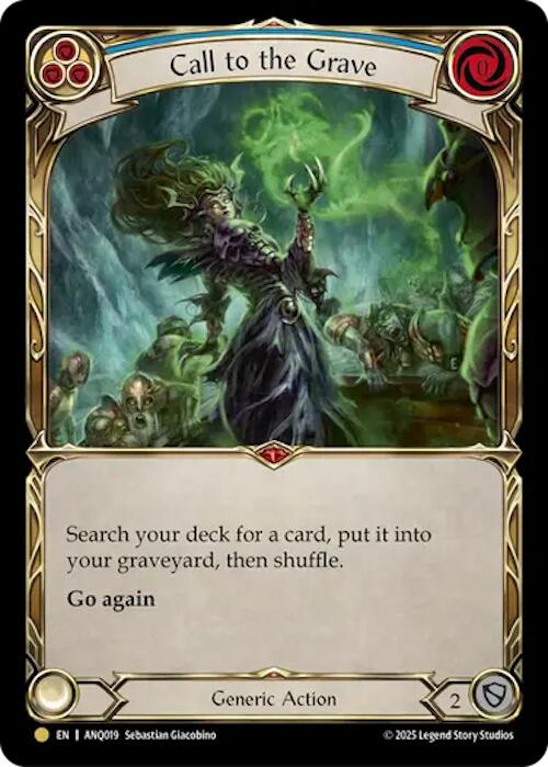 Call To The Grave (Blue) (ANQ019)