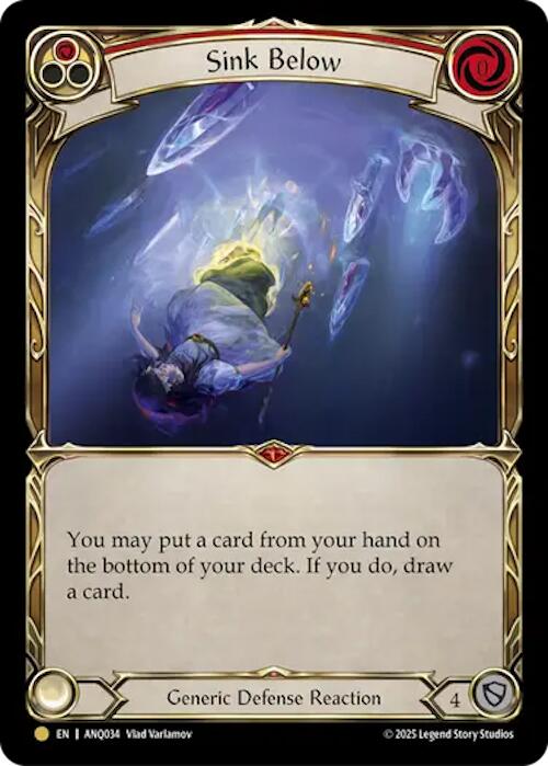 Sink Below (Red) (ANQ034)