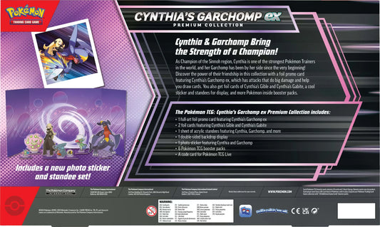 Pokémon Cynthia’s Garchomp ex Premium Collection