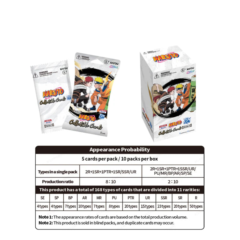 Naruto SMRITI Collectible Cards, Jin Series 2