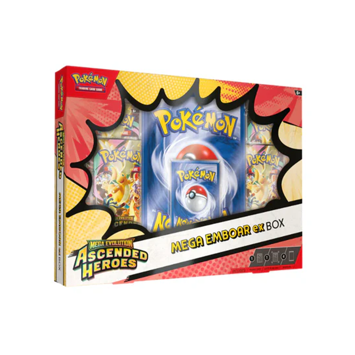 Pokemon ME2.5 Ascended Heroes Mega ex Box - Mega Emboar ex