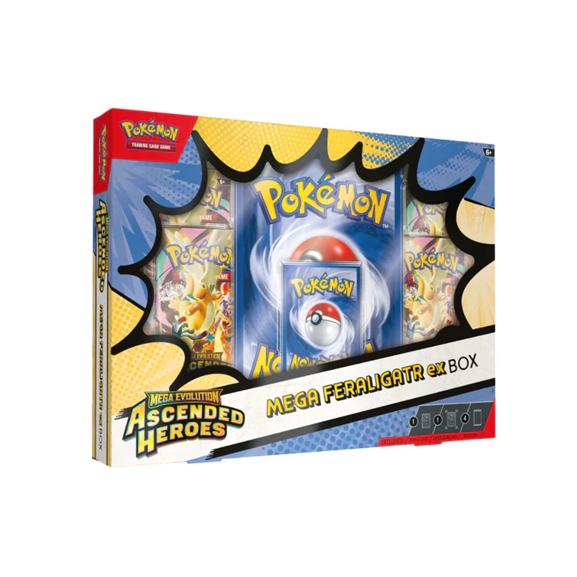 Pokemon ME2.5 Ascended Heroes Mega ex Box - Mega Feraligatr ex
