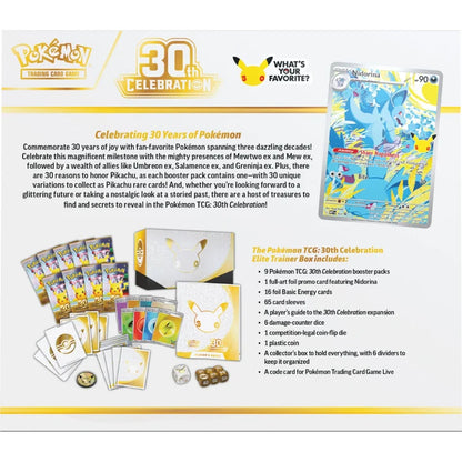 Pokemon 30th Celebration Elite Trainer Box [Limit 1 Per Person]