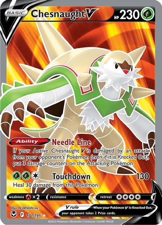 Chesnaught V [171/195](Full Art) SWSH12: Silver Tempest