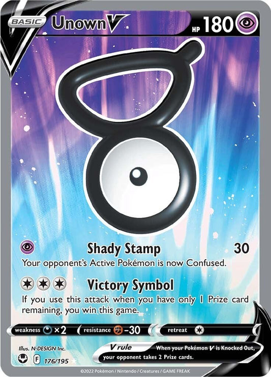 Unown V (Full Art) [SWSH12 - 176/195]