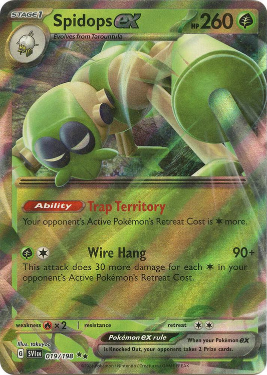 Spidops ex [019/198] - SV01: Scarlet & Violet Base Set