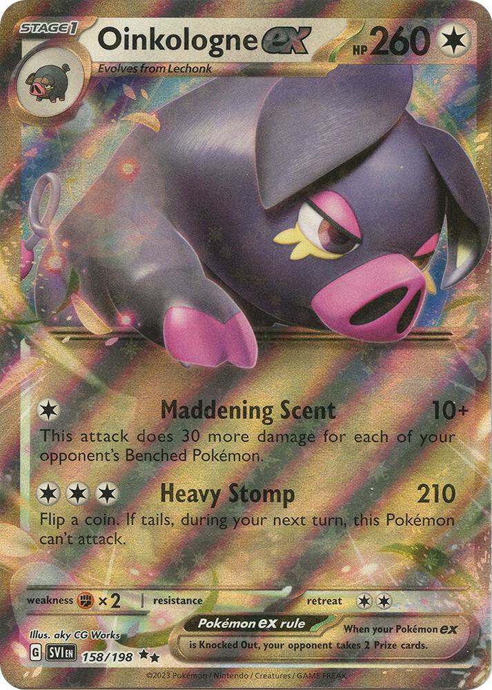Oinkologne ex [158/198] - SV01: Scarlet & Violet Base Set