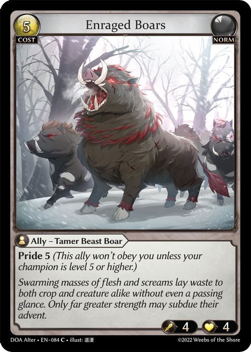 Enraged Boars [DOA Alter - 084]