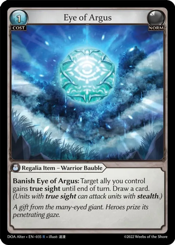 Eye of Argus [R] - Dawn of Ashes Alter Edition