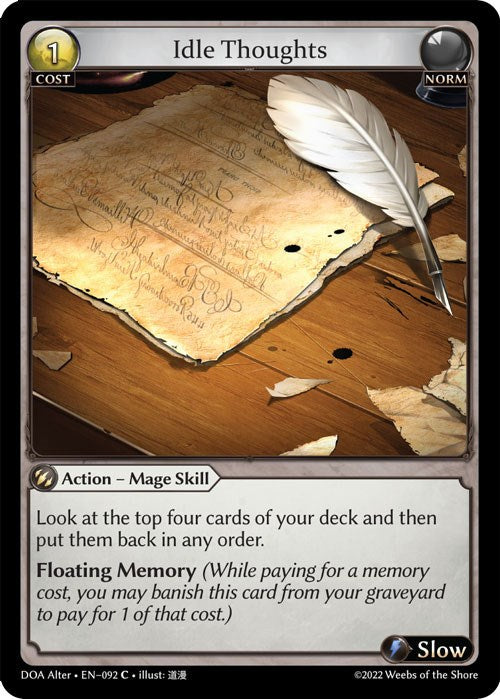 Idle Thoughts [DOA Alter - 092]