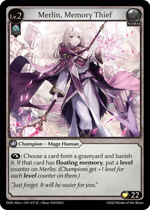 Merlin, Memory Thief [DOA Alter - 017]