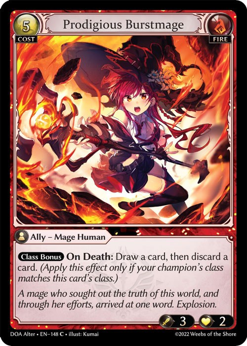 Prodigious Burstmage [DOA Alter - 148]