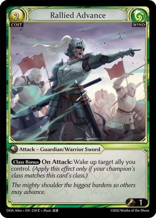 Rallied Advance [DOA Alter - 218]