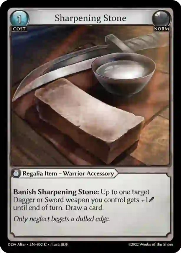 Sharpening Stone [C] - Dawn of Ashes Alter Edition