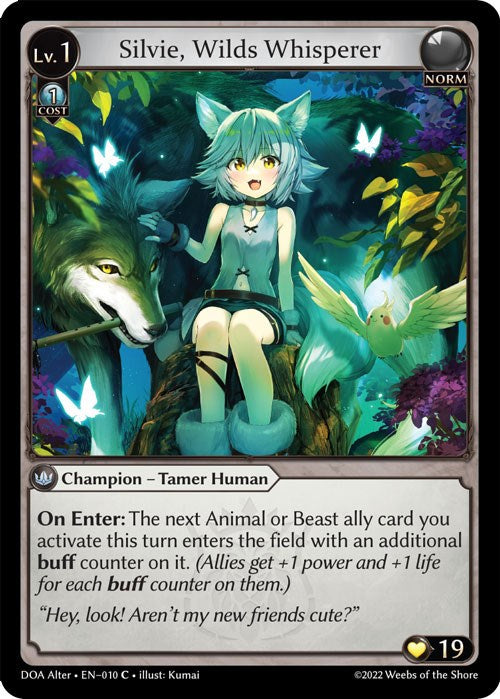 Silvie, Wilds Whisperer [DOA Alter - 010]