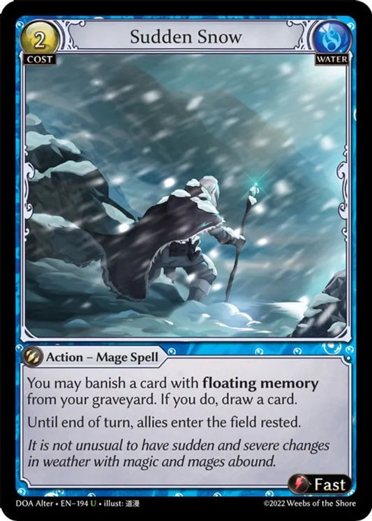 Sudden Snow [UC] - Dawn of Ashes Alter Edition