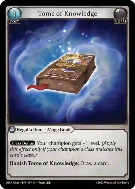 Tome of Knowledge [UC] - Dawn of Ashes Alter Edition