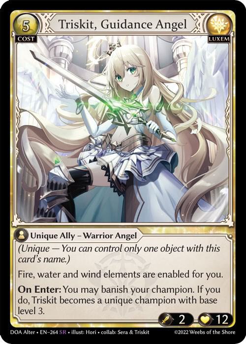 Triskit, Guidance Angel [SR] - Dawn of Ashes Alter Edition