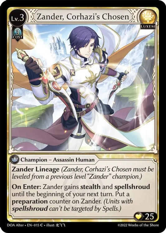 Zander, Corhazi's Chosen [C] - Dawn of Ashes Alter Edition