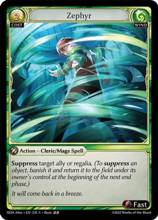 Zephyr [R] - Dawn of Ashes Alter Edition
