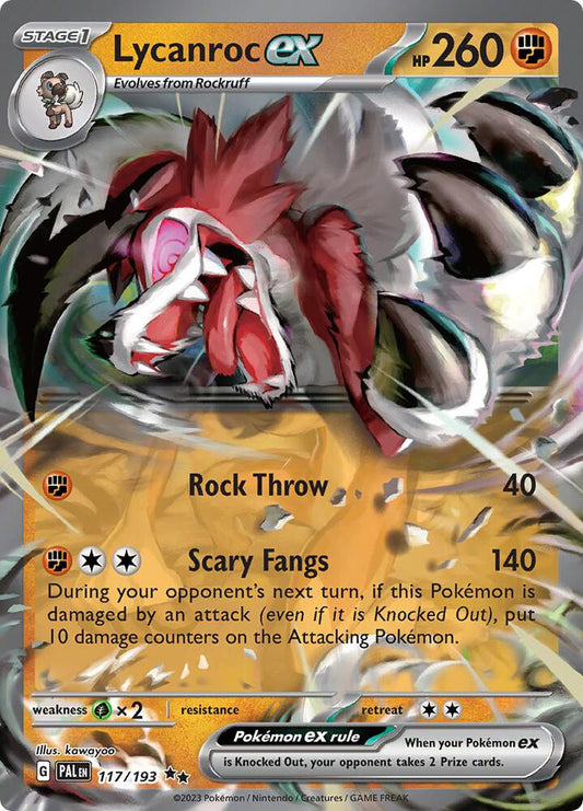 Lycanroc ex [117/193] - SV02: Paldea Evolved