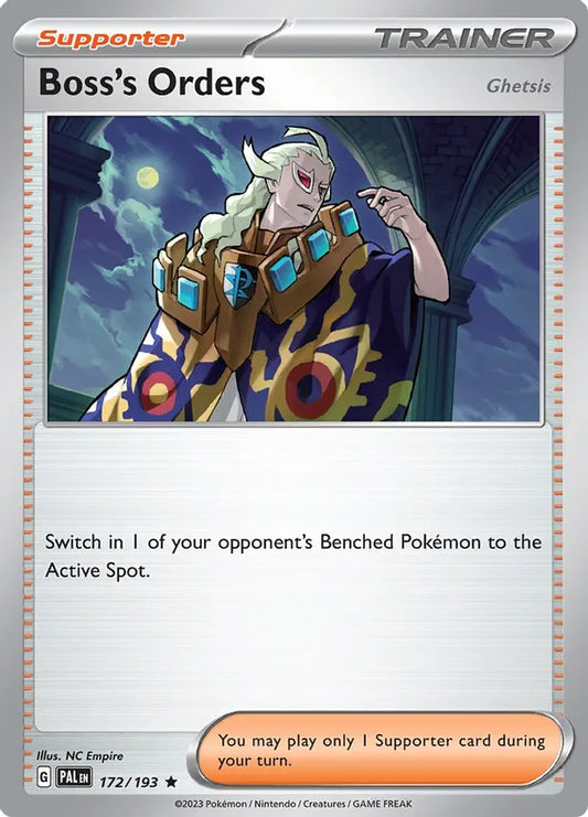 Boss's Orders Ghetsis [172/193] SV02: Paldea Evolved