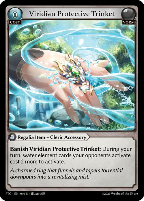 Viridian Protective Trinket [FTC - 010]