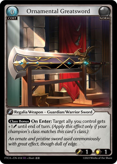 Ornamental Greatsword [FTC - 014]
