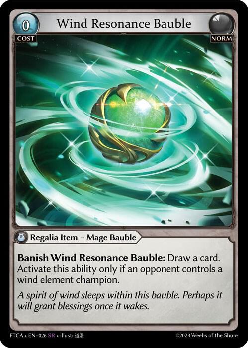 Wind Resonance Bauble [SR] - Fractured Crown
