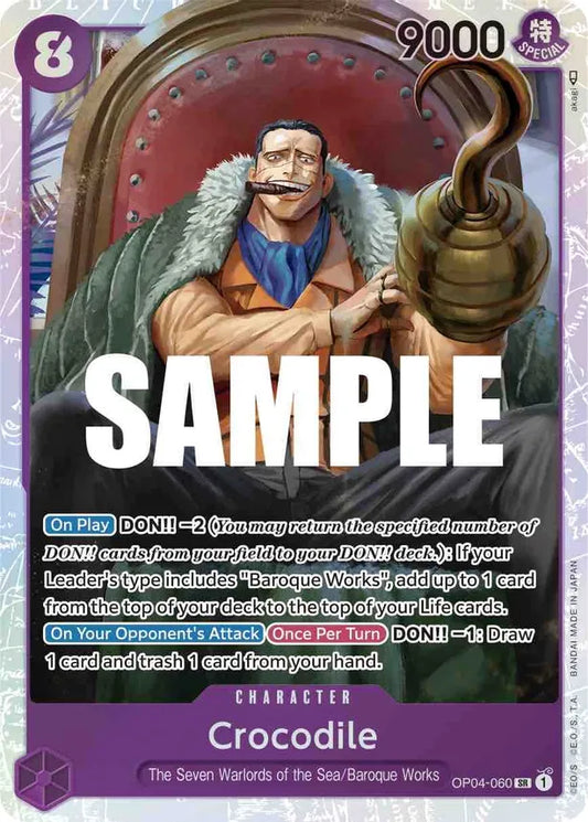Crocodile [OP04-060] - Kingdoms of Intrigue