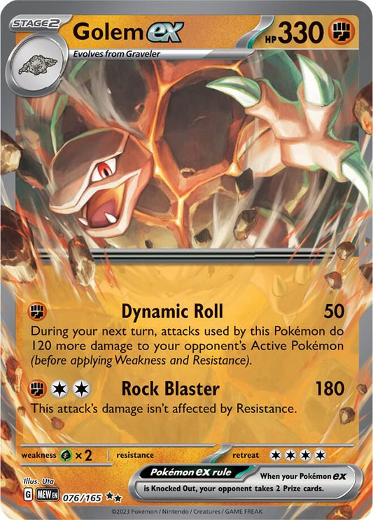 Golem ex [076/165] - SV: Scarlet & Violet 151