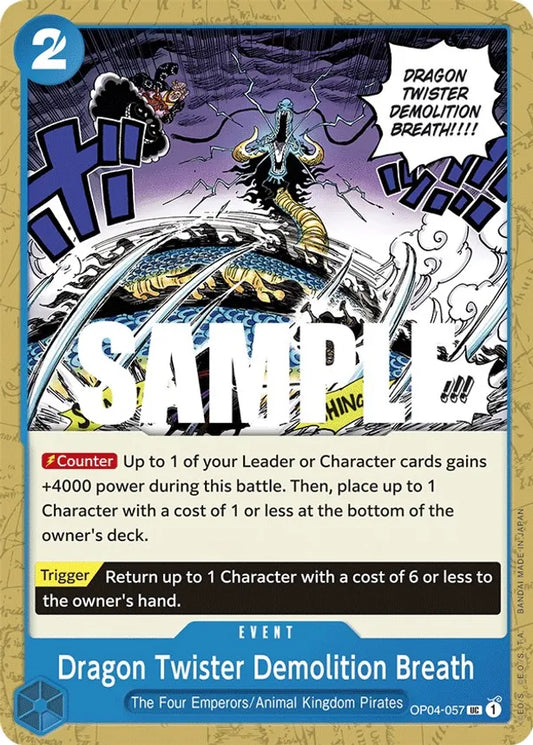 Dragon Twister Demolition Breath [OP04-057] - Kingdoms of Intrigue