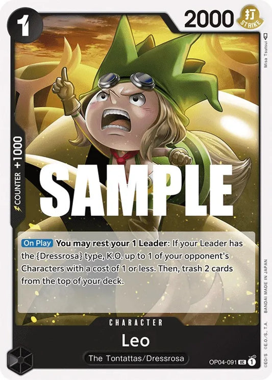Leo [OP04-091] - Kingdoms of Intrigue