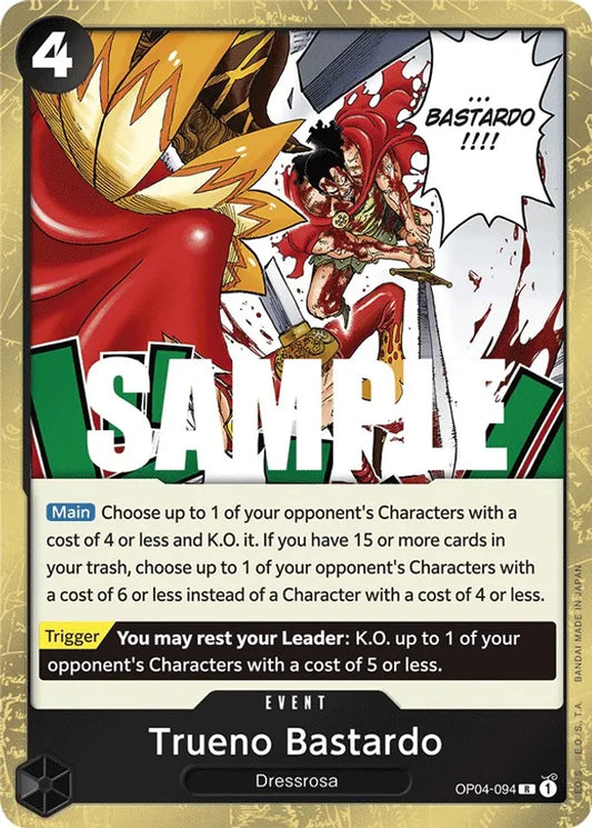 Trueno Bastardo [OP04-094] - Kingdoms of Intrigue