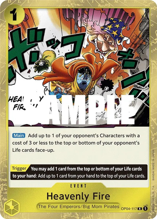 Heavenly Fire [OP04-117] - Kingdoms of Intrigue