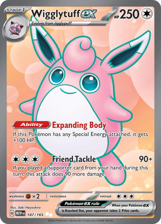 Wigglytuff ex [187/165] - SV: Scarlet & Violet 151