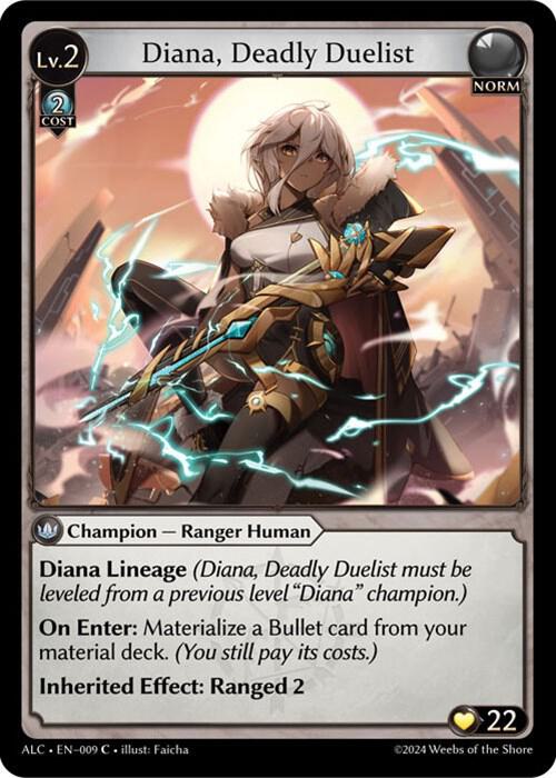Diana, Deadly Duelist [C] - Alchemical Revolution