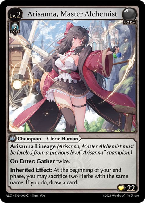 Arisanna, Master Alchemist [ALC - 005]