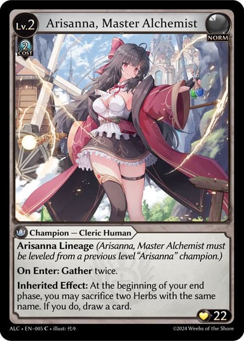 Arisanna, Master Alchemist [C] - Alchemical Revolution