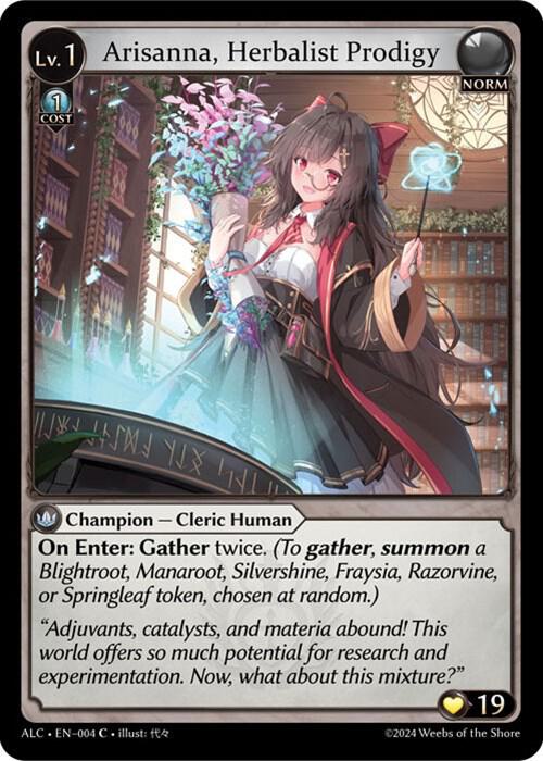 Arisanna, Herbalist Prodigy [C] - Alchemical Revolution