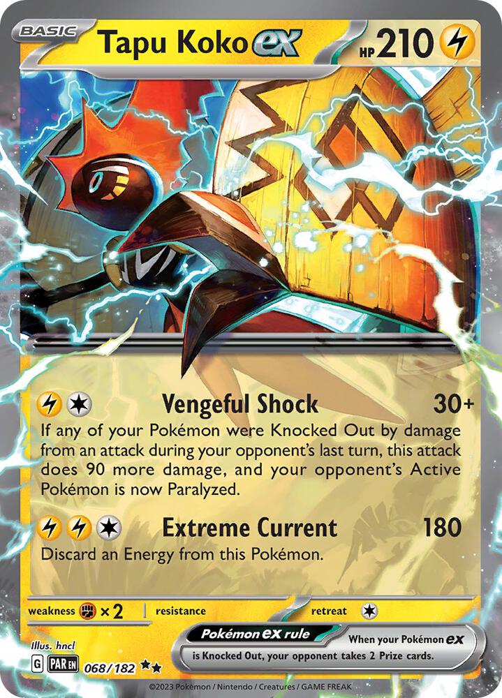Tapu Koko ex [068/182] - SV04: Paradox Rift