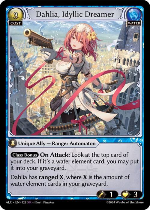 Dahlia, Idyllic Dreamer [SR] - Alchemical Revolution