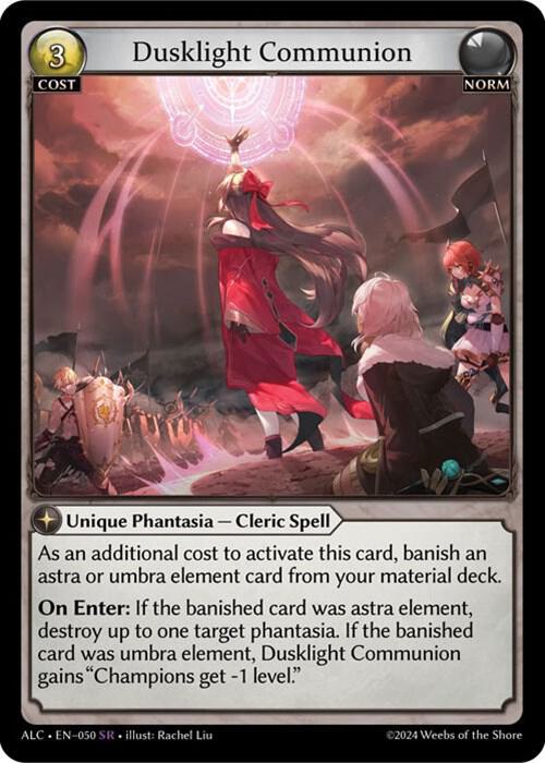 Dusklight Communion [SR] - Alchemical Revolution