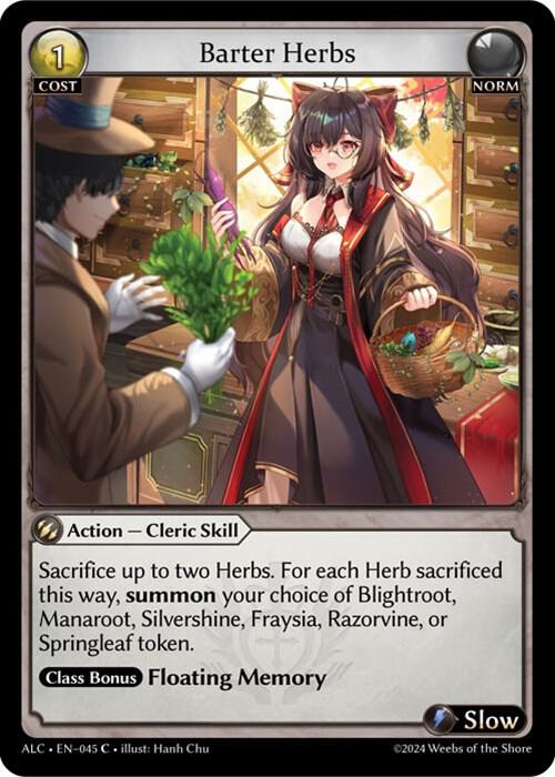 Barter Herbs [C] - Alchemical Revolution